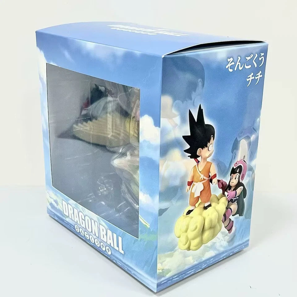 Childhood Goku & Chi-Chi Dragon Ball Anime Figure Model Statue PVC 5.5" [Boxed]