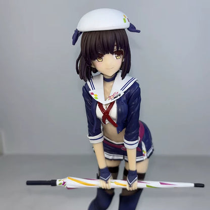 Megumi Racing Ver Saekano: How To Raise A Boring Girlfriend Anime Figure PVC 8" [Boxed]