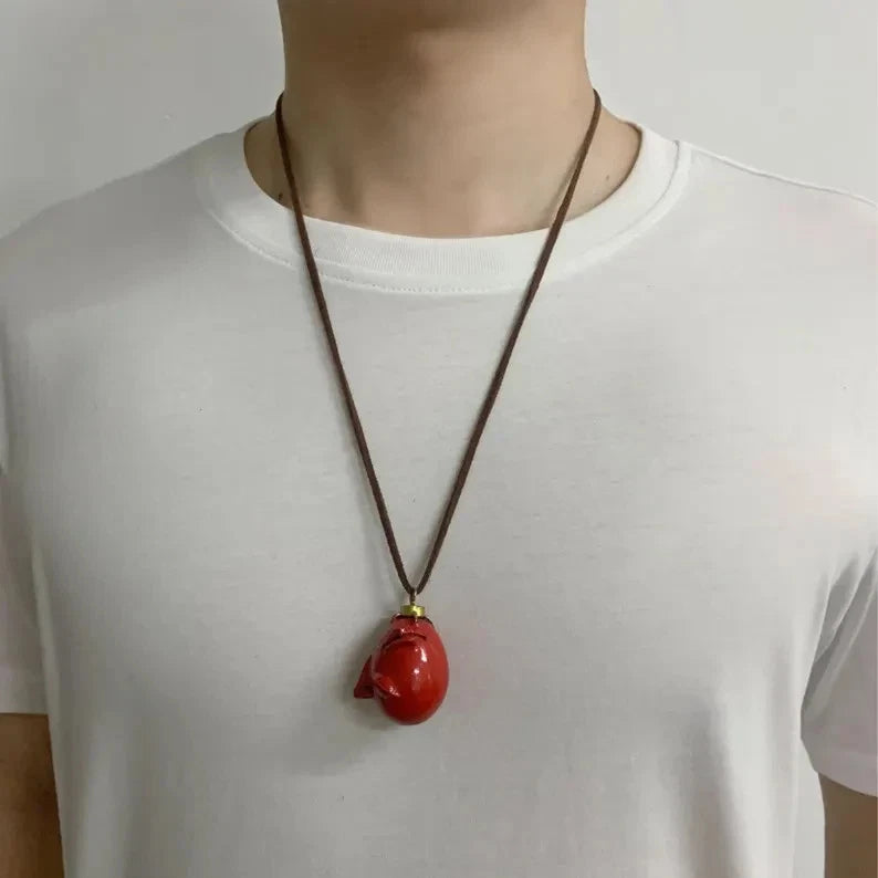 Behelit Egg of the King Berserk Anime Cosplay Necklace PVC/Resin 2 in