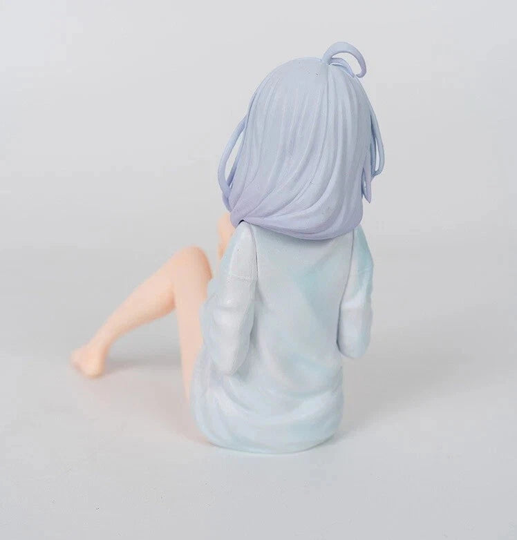 Elaina Pajamas Wandering Witch Anime Kawaii Desktop Figure PVC 4.3" [No Box] *Adult Collectible*