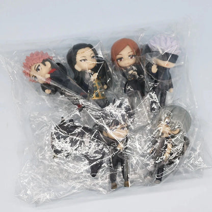 7 PCS Jujutsu Kaisen Anime Collectibles Kawaii Chibi Figurines PVC 3" [No Box]