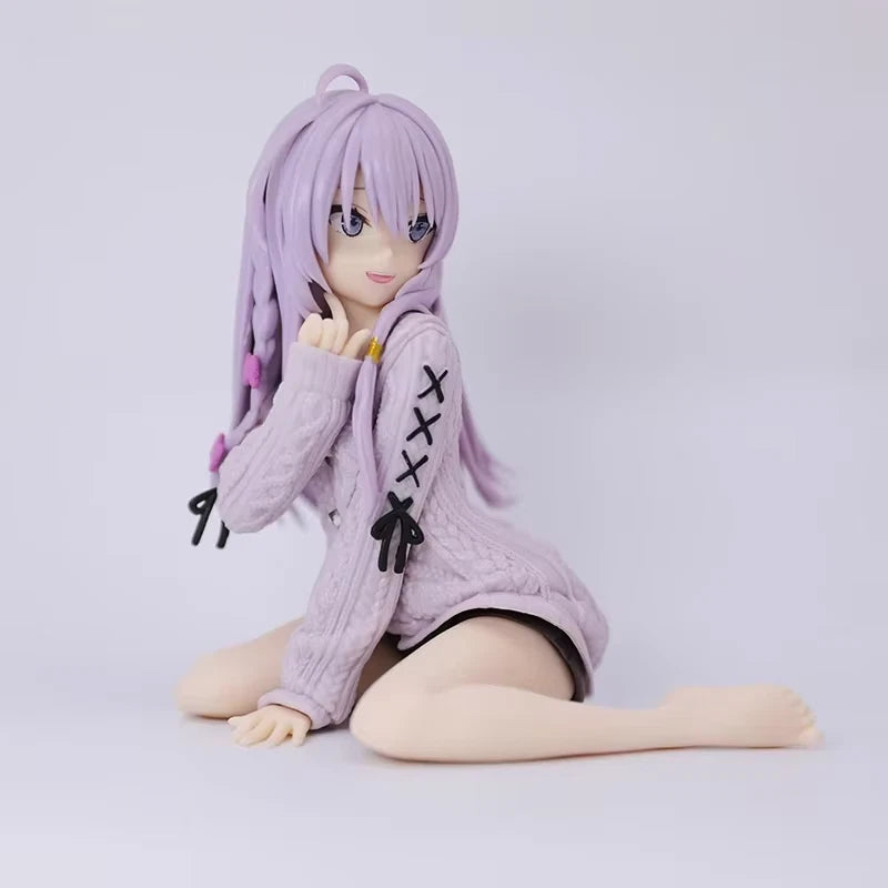 Elaina Sweater Dress Wandering Witch Anime Kawaii Desktop Figure PVC 5" [Boxed]