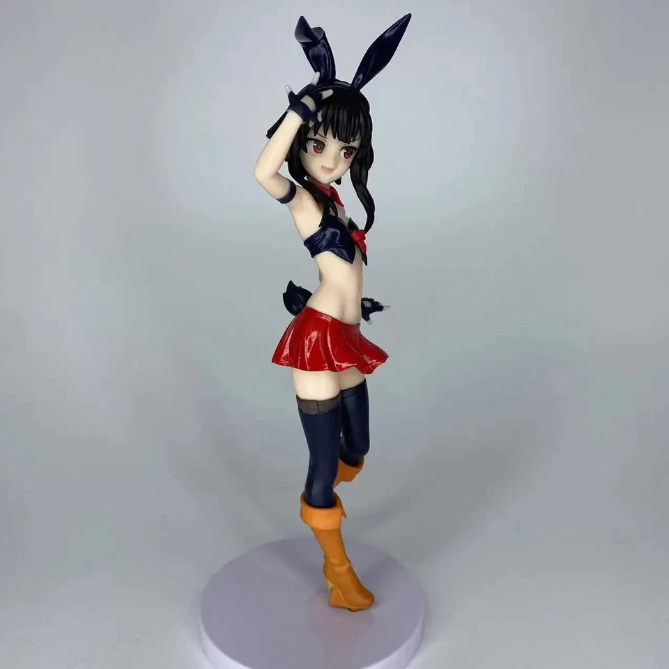Megumin Bunny Girl KonoSuba Kawaii Anime Figure Model Statue PVC 9" [No Box]