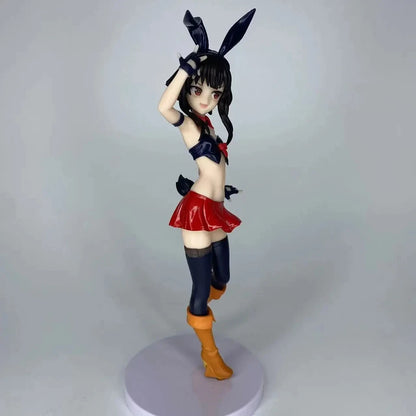 Megumin Bunny Girl KonoSuba Kawaii Anime Figure Model Statue PVC 9" [No Box]