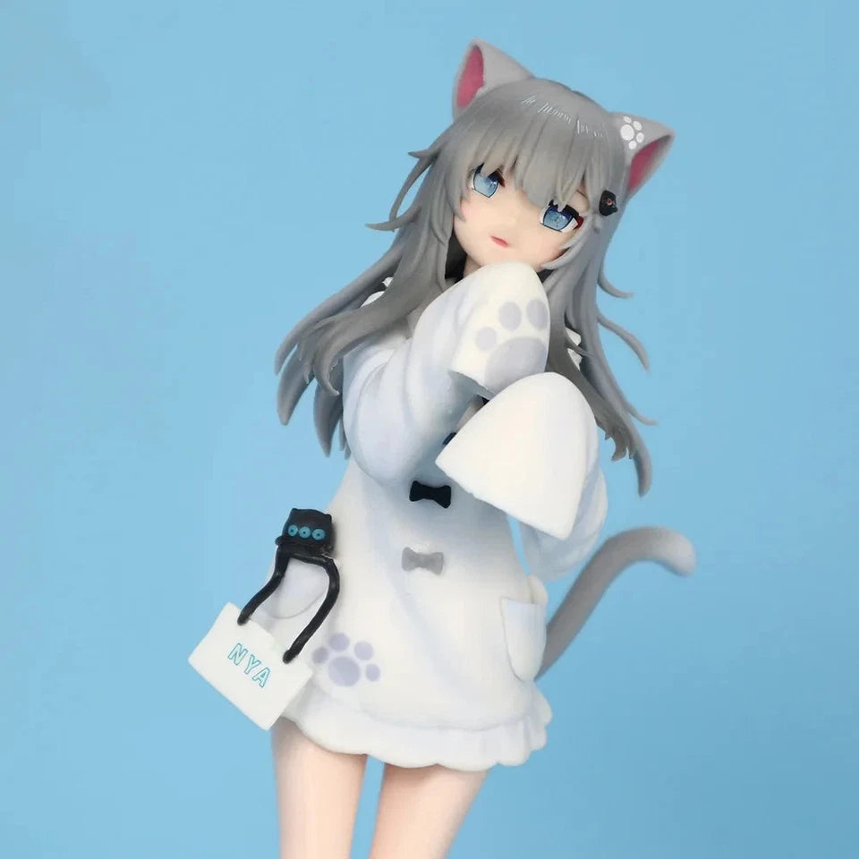 Gawr Gura Neko Hololive Vtuber Kawaii Anime Figure Model Statue PVC 8" [Boxed]