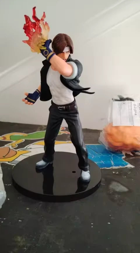 Kyo Kusanagi & Iori Yagami The King of Fighters Classic Figure Model Statue PVC [No Box]
