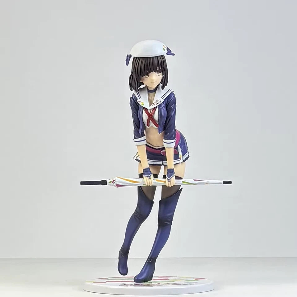 Megumi Racing Ver Saekano: How To Raise A Boring Girlfriend Anime Figure PVC 8" [Boxed]