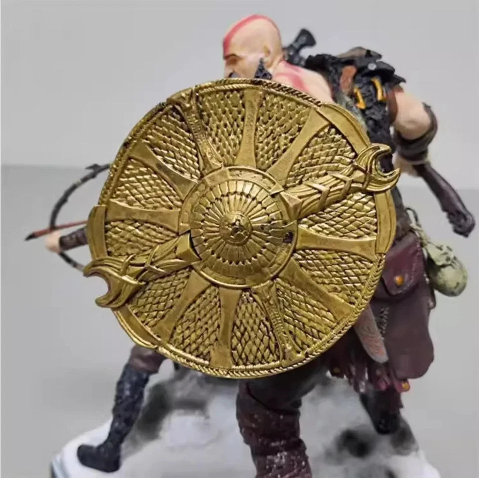 Kratos & Atreus God of War Video Game Action Figure Model Statue PVC 8" [Boxed]