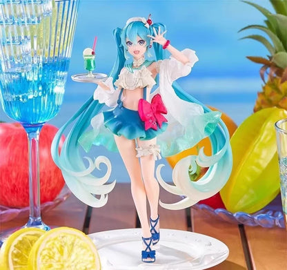 Hatsune Miku Tropical Juice Project DIVA Vocaloid Kawaii Premium Figure PVC 7" [Boxed]
