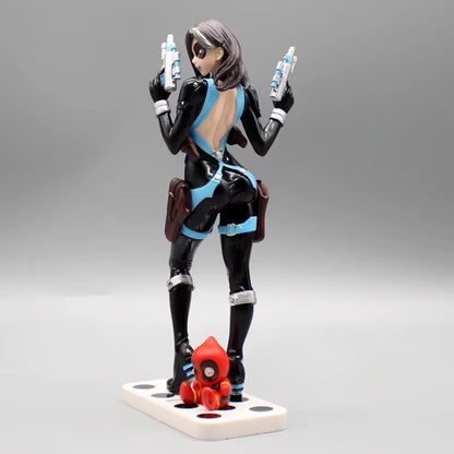 Domino Deadpool Marvel Collectible Top-Rated Figure PVC 8" [Boxed]