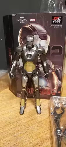 Iron Man Mark 12 Marvel Adjustable Featured Action Figure Model PVC 7" [Boxed]