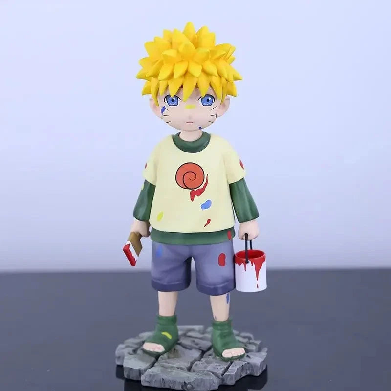 Sad Little Naruto Uzumaki Anime Collectible Figure PVC 6" [No Box] No Parents :(