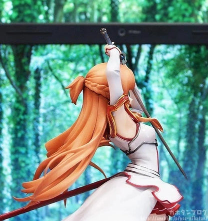 Asuna Knight Of The Blood Sword Art Online Anime Kawaii Figure PVC 8.2" [Boxed]