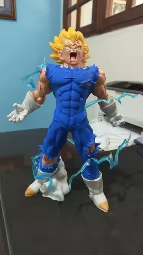 Vegeta Super Saiyan Majin Ver. Dragon Ball Z Classic Anime Figure PVC 10" [Box]
