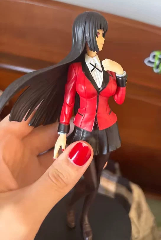 Yumeko Compulsive Gambler Kakegurui Kawaii Anime Figure PVC 8" [No Box]