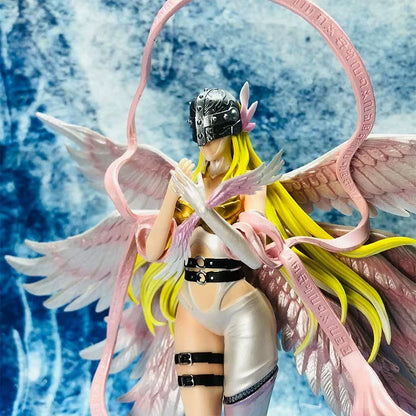 Angewomon Angel DIGIMON Anime Figure Model Statue PVC 10" [Boxed : Light-Up]