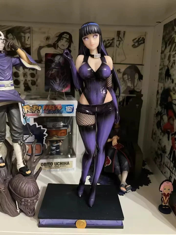 Hinata Hyuga Rave Girl Latex Naruto Exclusive Anime Figure PVC 11.8" [Boxed]