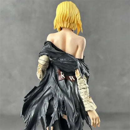 Android 18 Torn Shirt Dragon Ball Z Anime Figure Model PVC 9" [Adult Collectible]