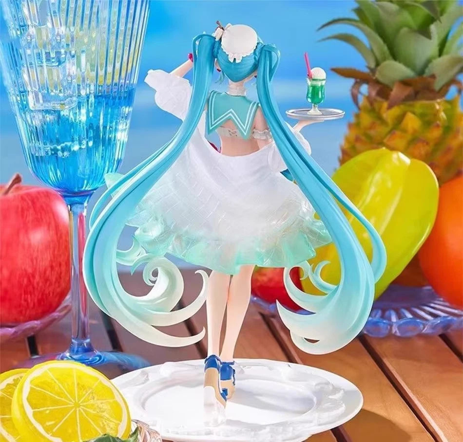 Hatsune Miku Tropical Juice Project DIVA Vocaloid Kawaii Premium Figure PVC 7" [Boxed]