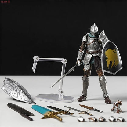 Knight Fluted Armor Dark Souls Adjustable Collectible Figure PVC 5.9" [Boxed]