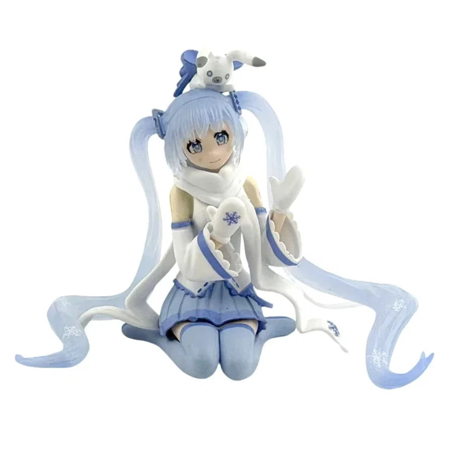 Hatsune Miku Snow Sky Town Ver Project DIVA Vocaloid Anime Figure PVC 5" [Box]