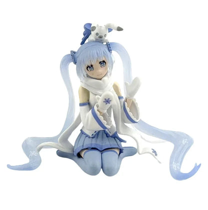 Hatsune Miku Snow Sky Town Ver Project DIVA Vocaloid Anime Figure PVC 5" [Box]
