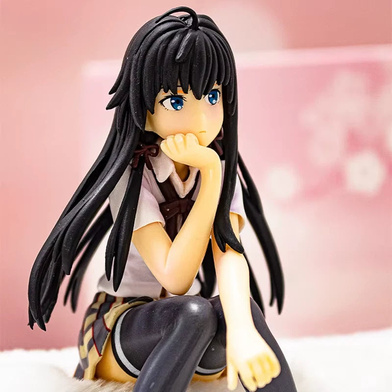 Kazuha Migiwa Sitting Yosuga no Sora Anime Figure Model Statue PVC 5" [No Box]