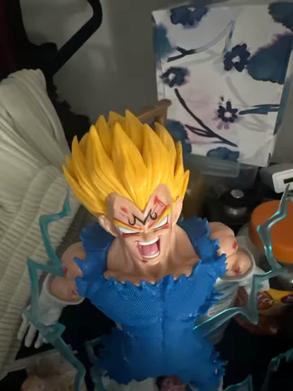 Vegeta Super Saiyan Majin Ver. Dragon Ball Z Classic Anime Figure PVC 10" [Box]