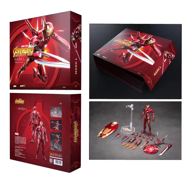 Iron Man Mark 50 Marvel Adjustable Action Figure PVC Scale 1:1 [Boxed] *No Glow*