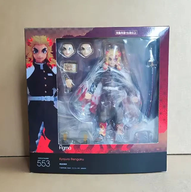 Kyojuro Flame Breathing Demon Slayer Anime Adjustable Figure PVC 5.5" [Boxed]