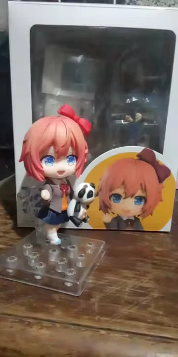 Sayori Doki Doki Literature Club! Adjustable Kawaii Anime Figure PVC 4" [Boxed]