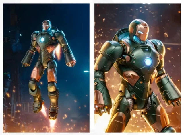 Iron Man Hydro Mark 6 Marvel Adjustable Limited Editon Action Figure PVC 7" [Boxed]