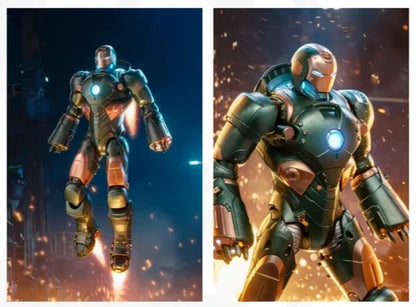 Iron Man Hydro Mark 6 Marvel Adjustable Limited Editon Action Figure PVC 7" [Boxed]