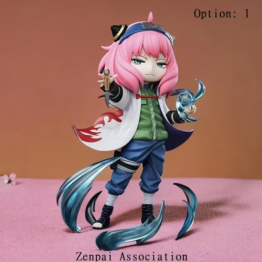 Anya Forger Minato Hokage Outfit Spy × Family Naruto Anime Kawaii Figure PVC 5.1" [Boxed]