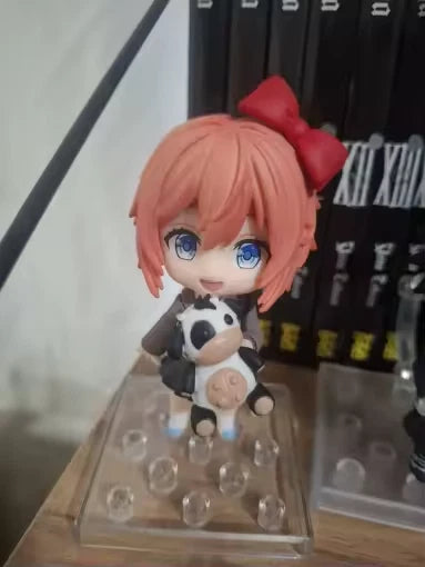 Sayori Doki Doki Literature Club! Adjustable Kawaii Anime Figure PVC 4" [Boxed]
