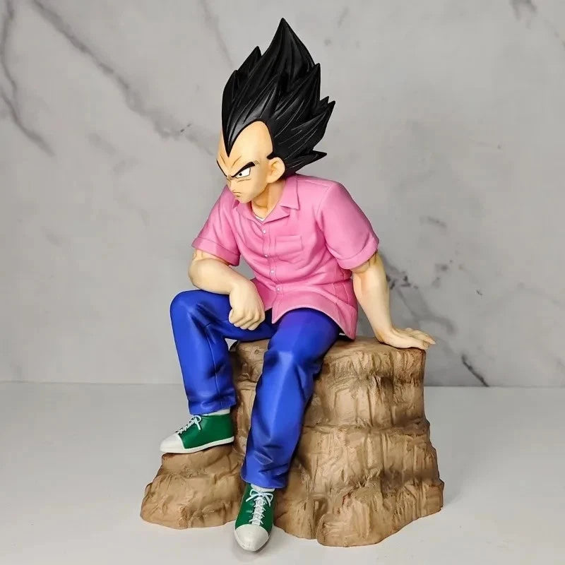 Vegeta SSJ1 Dragon Ball Z Collectible Anime Figure Model Statue PVC 8.6" [Boxed]