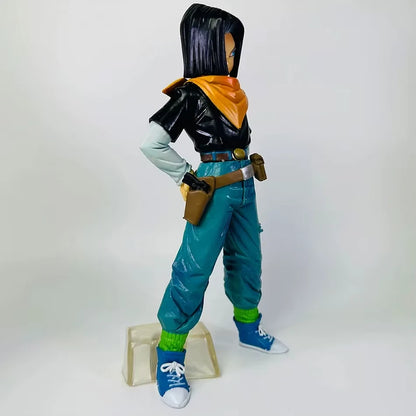 Android 18 & Android 17 Dragon Ball Z Anime Figure Model Statue PVC 9" [Boxed]