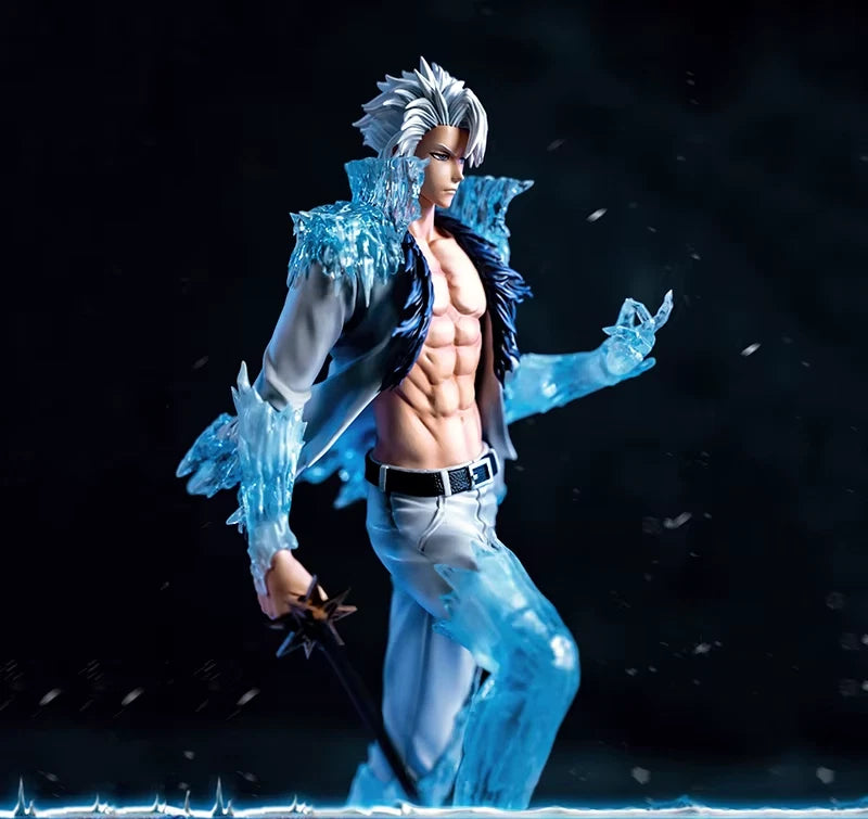 Toshiro Grand Crimson Lotus Ice Ring Bleach Iconic Anime Figure PVC 11" [Boxed]