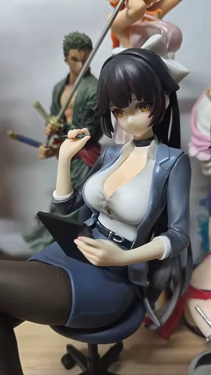 Takao Office Outfit Azur Lane RPG Top-Rated Anime Figure PVC 6.6" [Boxed]
