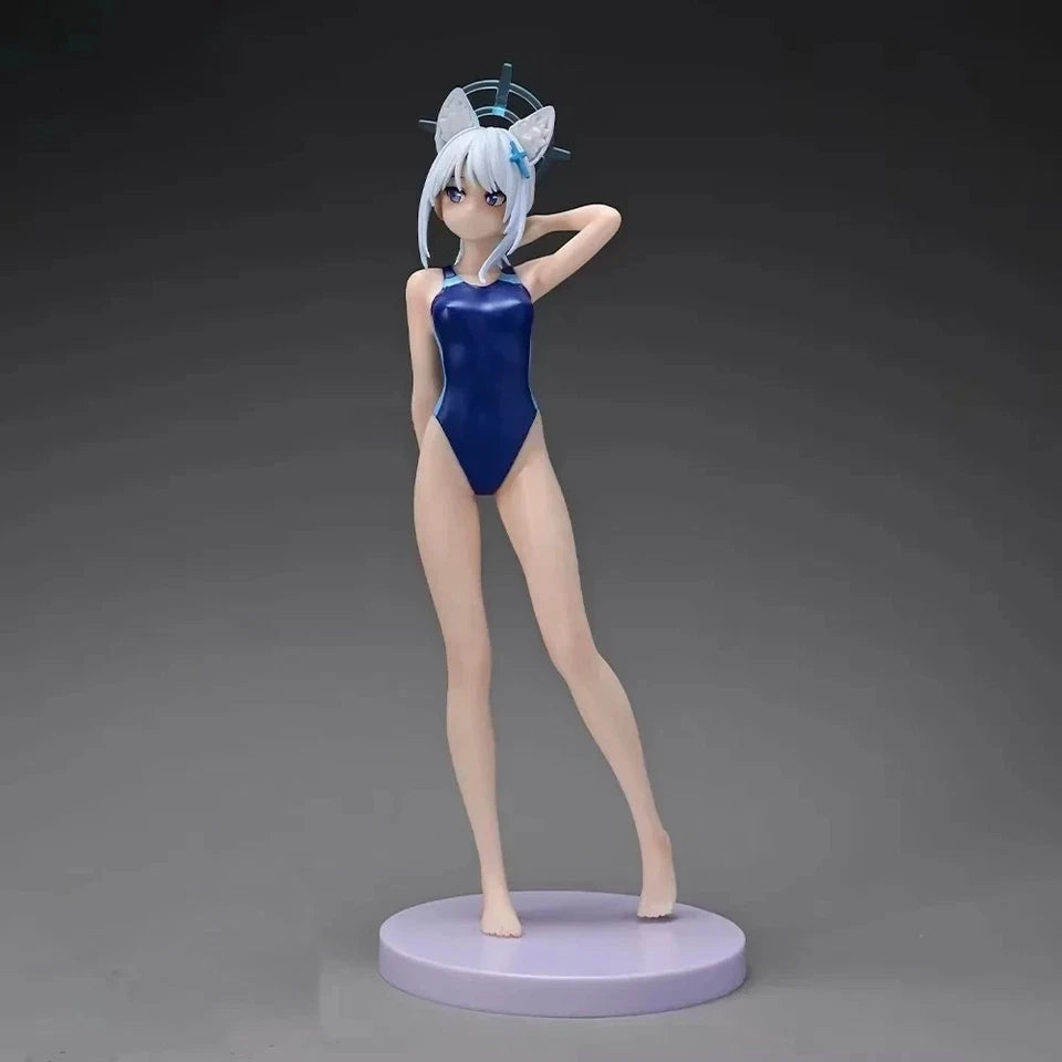 Sunaookami Shiroko Swimsuit Blue Archive Anime Figure Model Statue PVC 9" [Boxed]