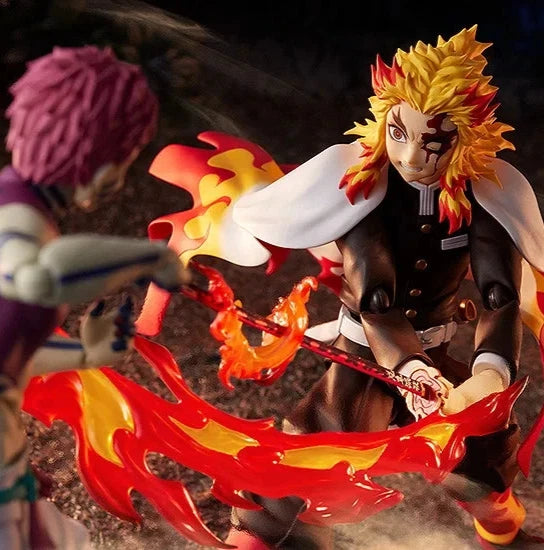 Kyojuro Rengoku Demon Slayer Adjustable Action Anime Figure PVC 5.5" [Boxed]