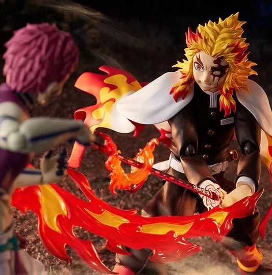Kyojuro Rengoku Demon Slayer Adjustable Action Anime Figure PVC 5.5" [Boxed]