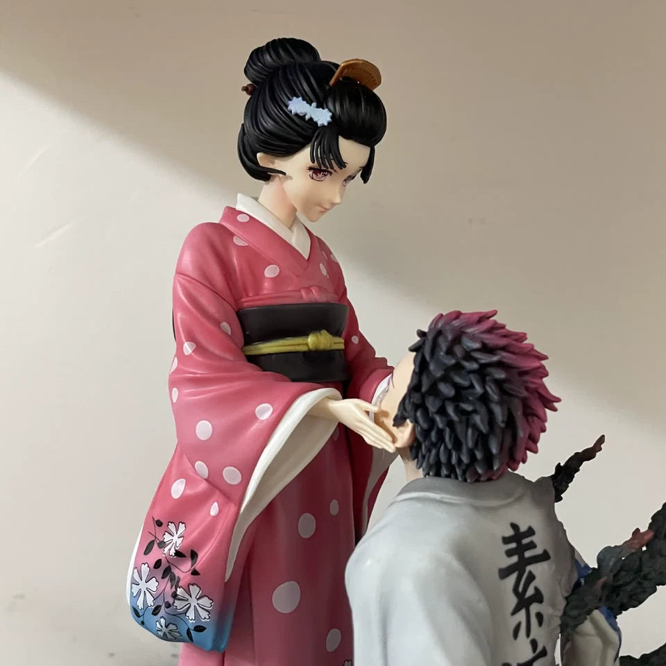 Koyuki Kato & Hakuji Soyama Demon Slayer Anime Figure Model Statue PVC 5" [Boxed]