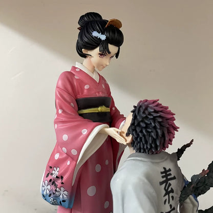 Koyuki Kato & Hakuji Soyama Demon Slayer Anime Figure Model Statue PVC 5" [Boxed]