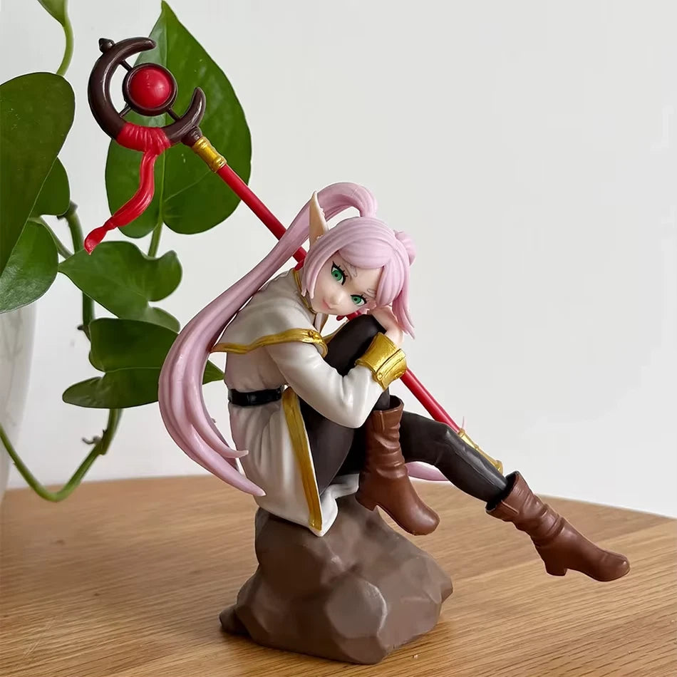 Frieren Sitting Frieren: Beyond Journey's End Anime Figure Model PVC 5.4" [Boxed]