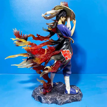 Itachi Uchiha Akatsuki Naruto Shippuden Anime Figure Model PVC 10" [No Box]