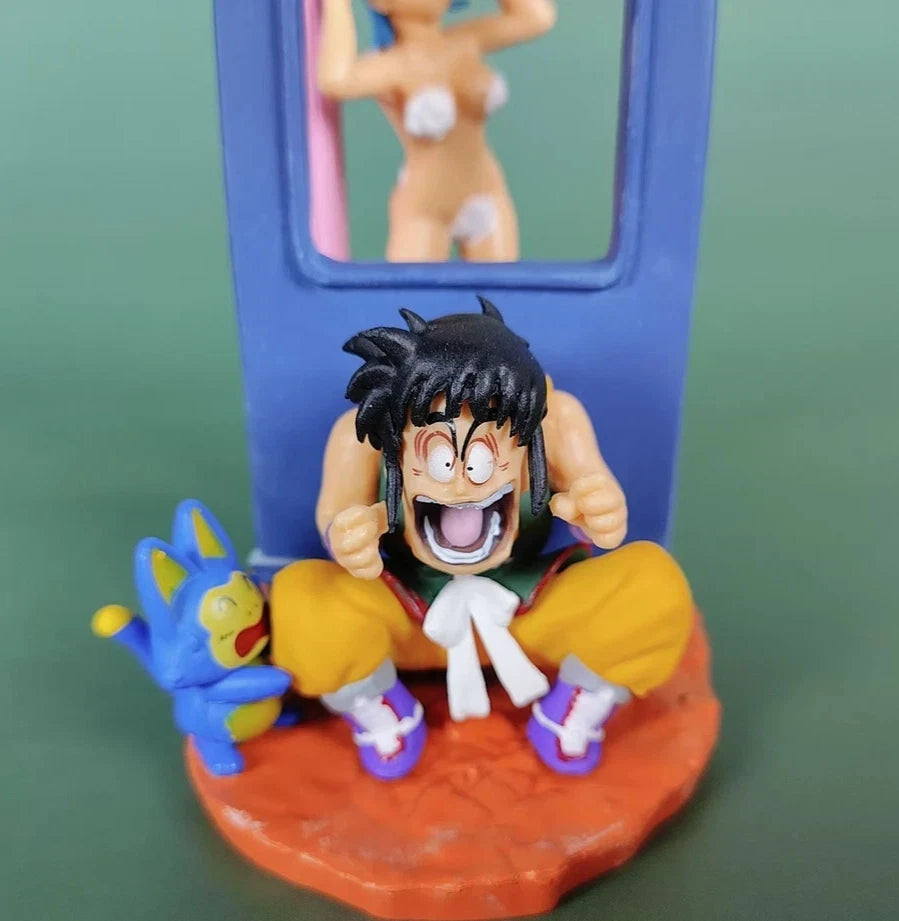 Bulma & Yamcha Dragon Ball Z Funny Anime Figure Model Statue PVC 4" [Adult Collectible]