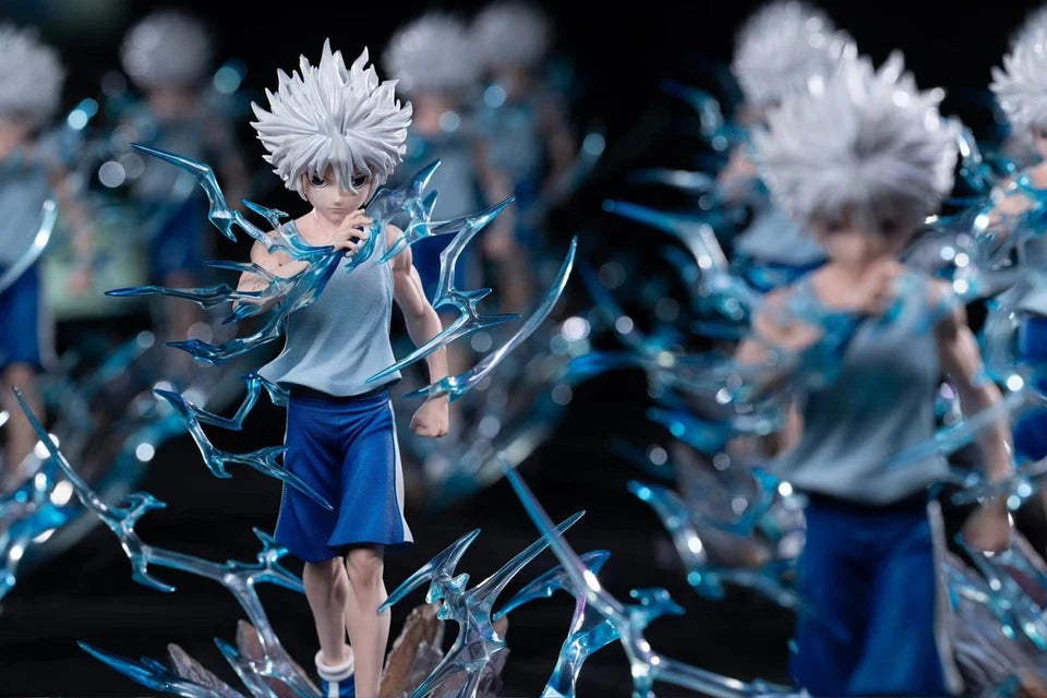 Killua Godspeed Hunter × Hunter Collectible Iconic Anime Figure PVC 8" [Boxed]