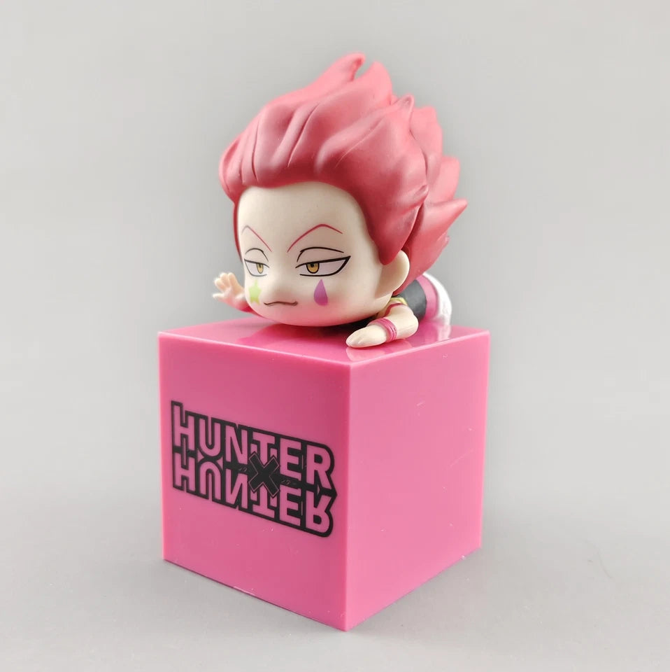 Killua, Gon, Kurapika, Hisoka Chibi Hunter × Hunter Anime Figure Model Statue PVC 4" [Boxed]