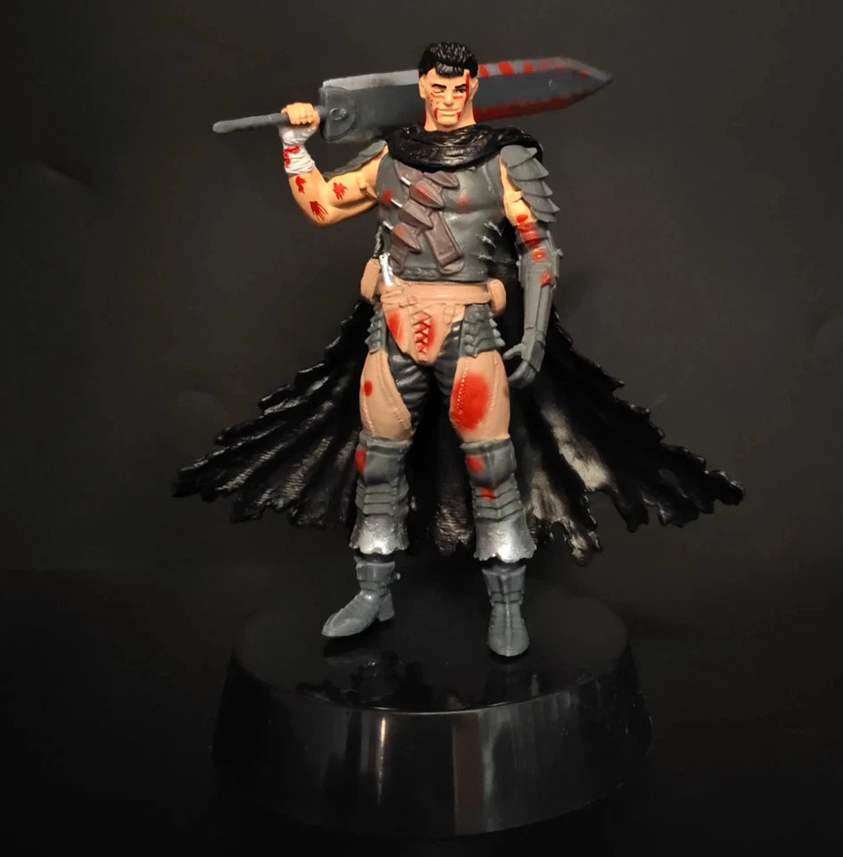 Guts Black Swordsman Berserk Collectible Anime Figure Model Statue PVC 5" [Boxed]